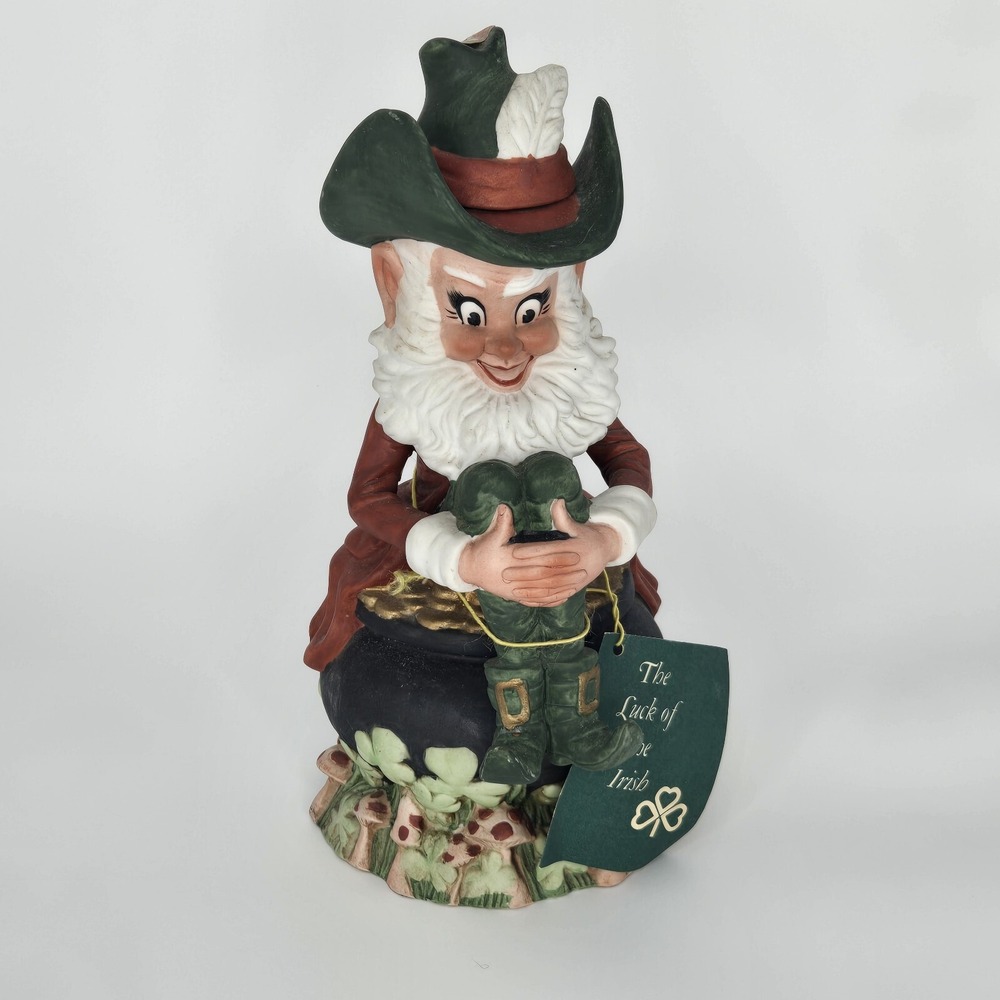 Vintage Commonwealth Distillery THE ELUSIVE LEPRECHAUN Decanter 1980 EMPTY‎